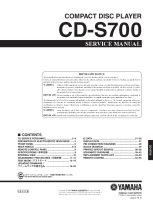 Yamaha CDS-700 - Service Manual 